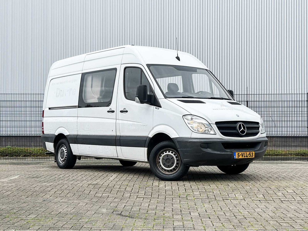 Mercedes-Benz Sprinter 313 2.2 CDI 366 EHD 127pk 2011 (Origineel-NL + 1e eigenaar) Dubbele Cabine, 5-VLL-53