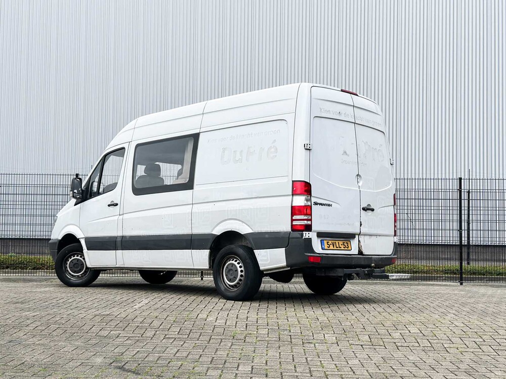 Mercedes-Benz Sprinter 313 2.2 CDI 366 EHD 127pk 2011 (Origineel-NL + 1e eigenaar) Dubbele Cabine, 5-VLL-53