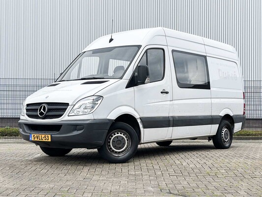 Mercedes-Benz Sprinter 313 2.2 CDI 366 EHD 127pk 2011 (Origineel-NL + 1e eigenaar) Dubbele Cabine, 5-VLL-53