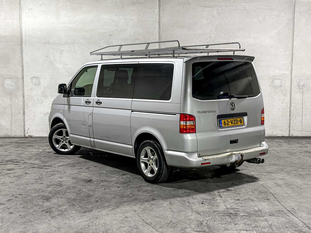 Volkswagen Transporter 2.5 TDI 300 Comfortline Dubbele Cabine 131pk 2009 (Origineel-NL) Automaat, 62-VZD-8