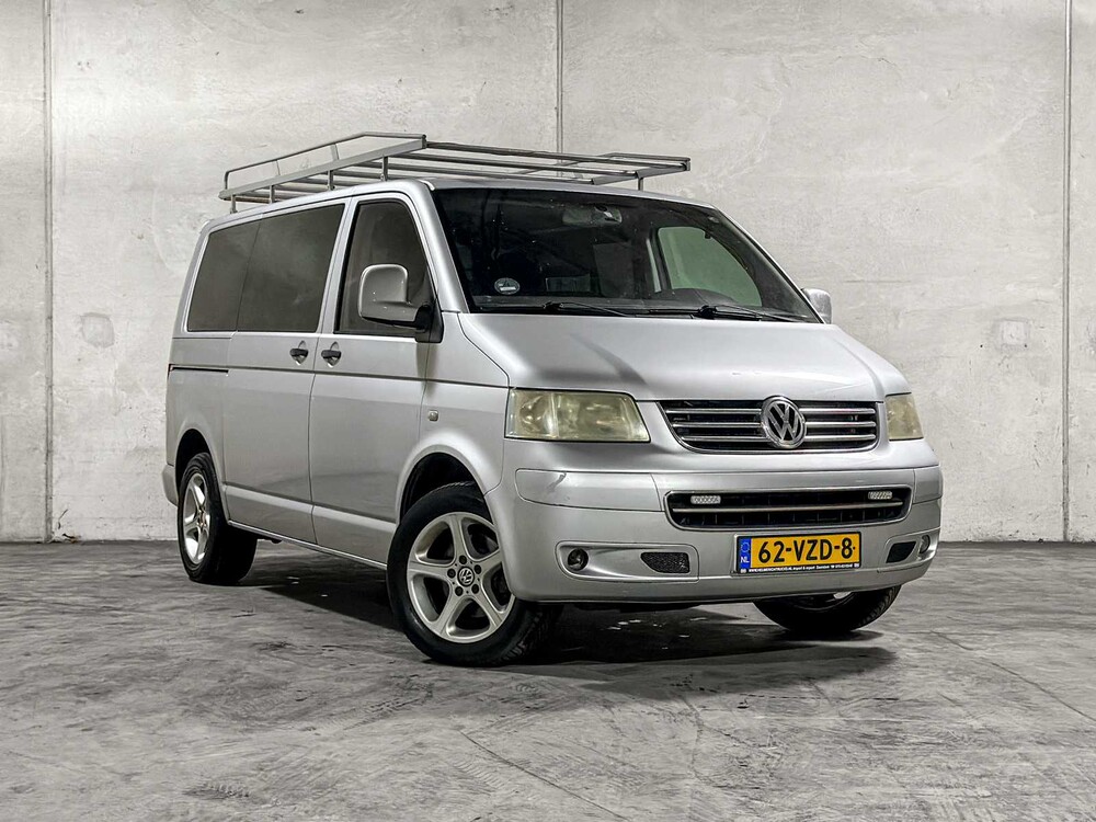 Volkswagen Transporter 2.5 TDI 300 Comfortline Dubbele Cabine 131pk 2009 (Origineel-NL) Automaat, 62-VZD-8