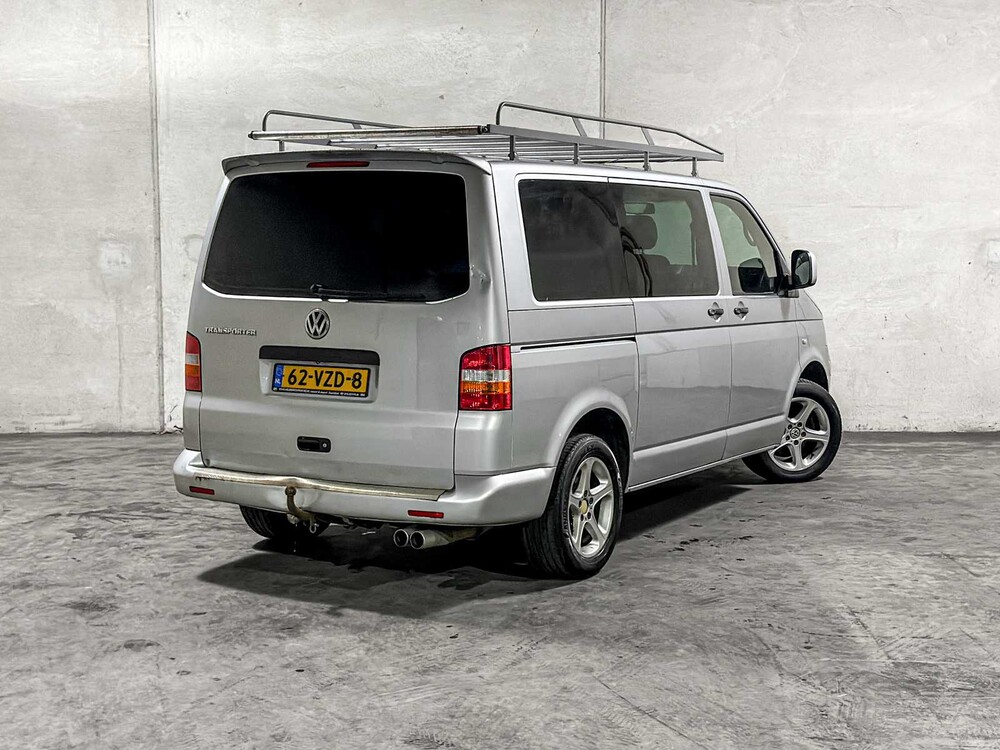Volkswagen Transporter 2.5 TDI 300 Comfortline Dubbele Cabine 131pk 2009 (Origineel-NL) Automaat, 62-VZD-8
