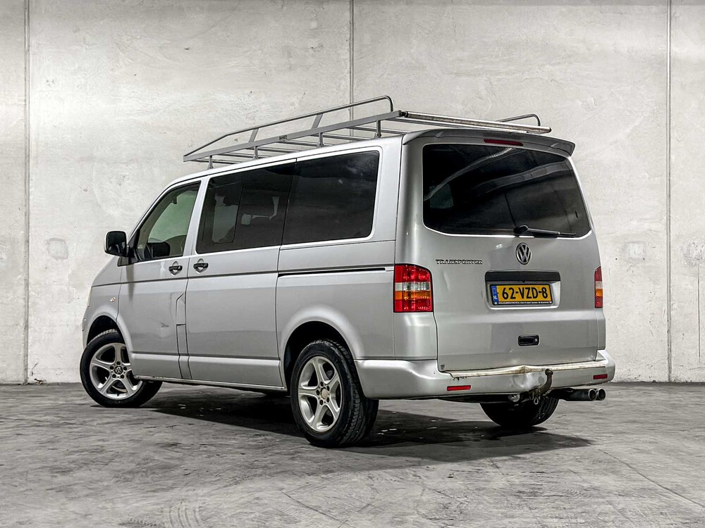 Volkswagen Transporter 2.5 TDI 300 Comfortline Dubbele Cabine 131pk 2009 (Origineel-NL) Automaat, 62-VZD-8