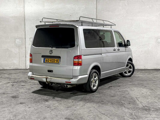 Volkswagen Transporter 2.5 TDI 300 Comfortline Dubbele Cabine 131pk 2009 (Origineel-NL) Automaat, 62-VZD-8