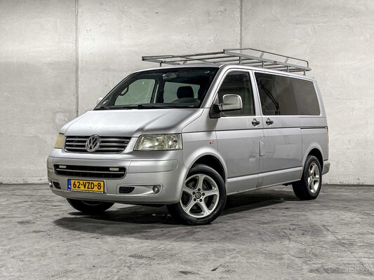 Volkswagen Transporter 2.5 TDI 300 Comfortline Dubbele Cabine 131pk 2009 (Origineel-NL) Automaat, 62-VZD-8