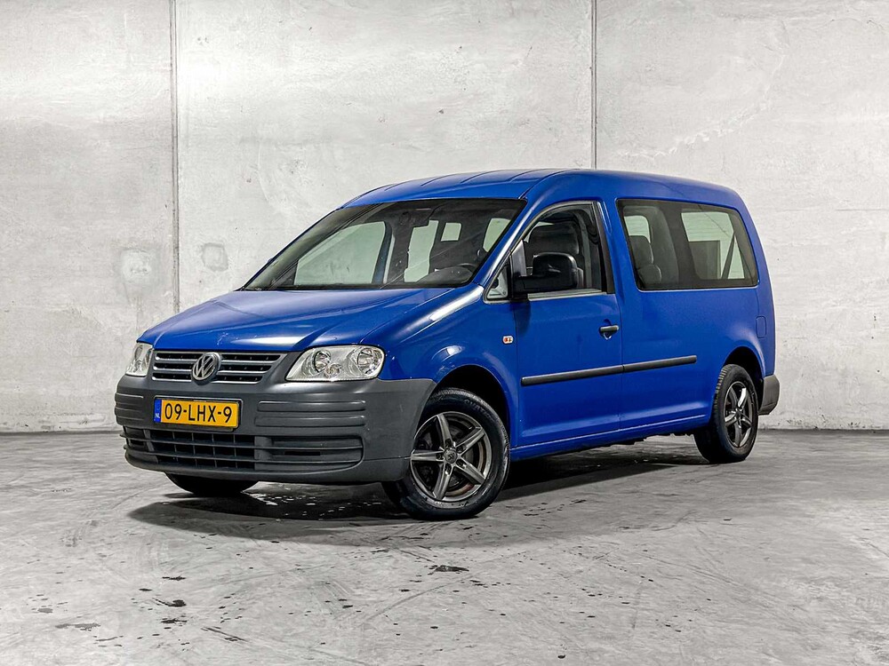 Volkswagen Caddy Maxi 1.9 TDI 5-persoons Roelstoelbus 105pk 2011 (Origineel-NL) Automaat, 09-LHX-9
