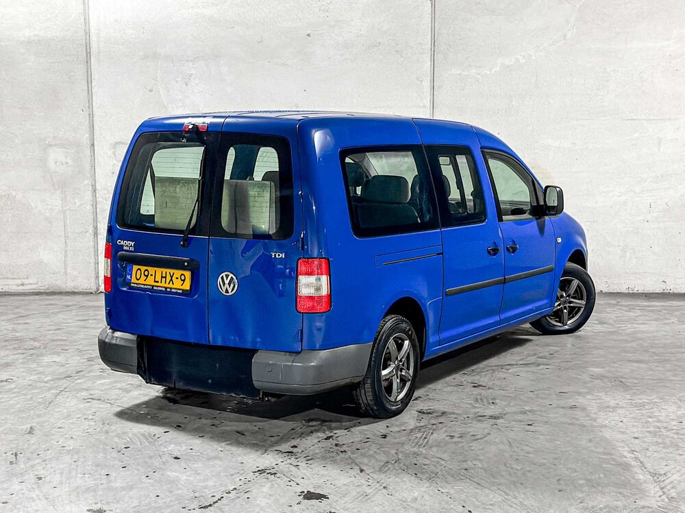 Volkswagen Caddy Maxi 1.9 TDI 5-persoons Roelstoelbus 105pk 2011 (Origineel-NL) Automaat, 09-LHX-9