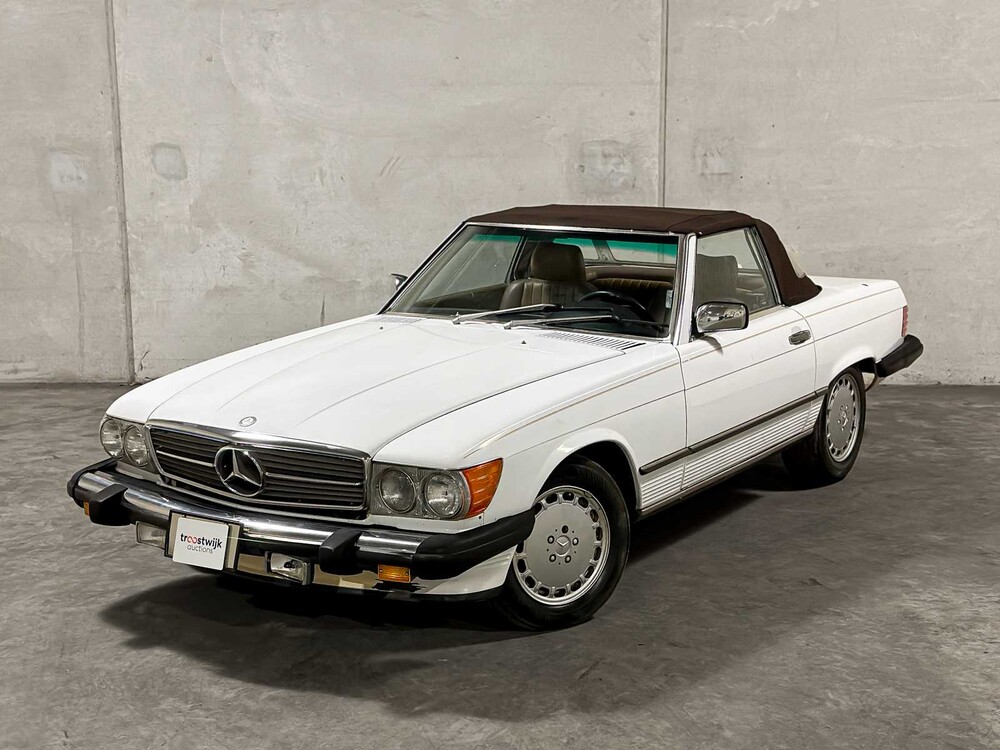 Mercedes-Benz 560SL 5.6 V8 230pk 1987 SL-Klasse Youngtimer