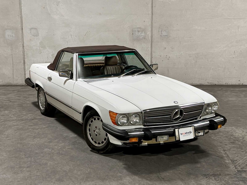 Mercedes-Benz 560SL 5.6 V8 230pk 1987 SL-Klasse Youngtimer