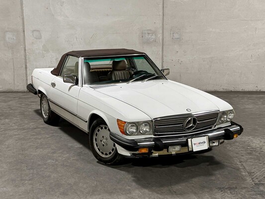 Mercedes-Benz 560SL 5.6 V8 230pk 1987 SL-Klasse Youngtimer