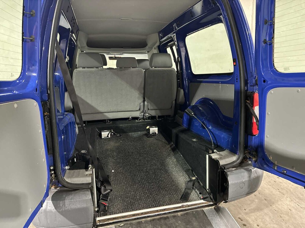 Volkswagen Caddy Maxi 1.9 TDI 5-persoons Roelstoelbus 105pk 2011 (Origineel-NL) Automaat, 09-LHX-9