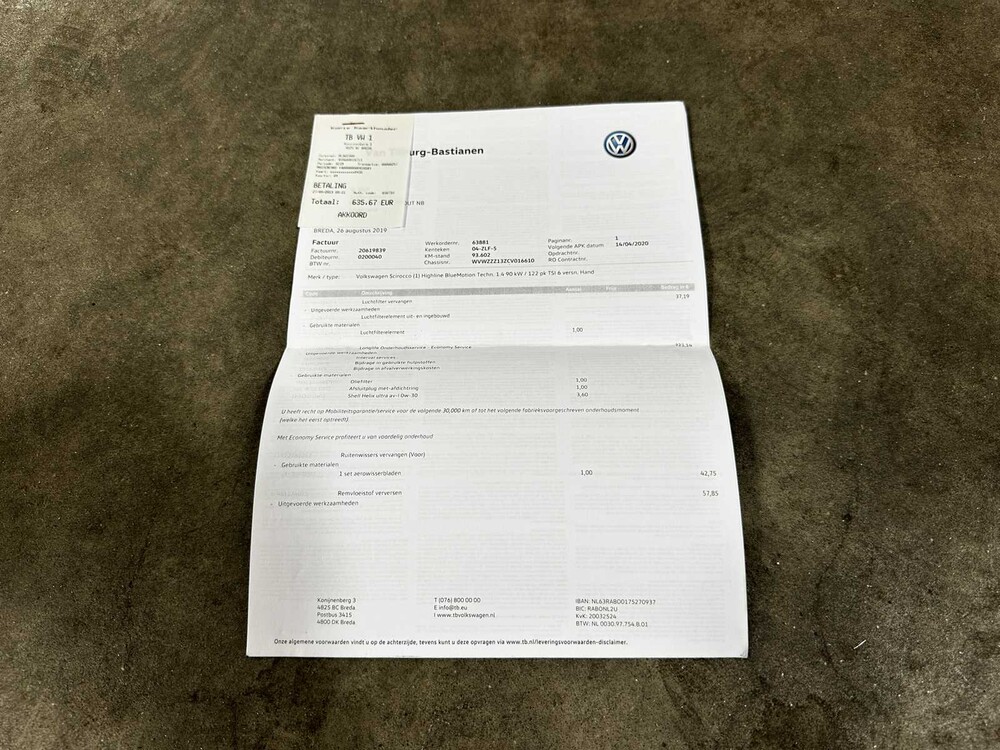 Volkswagen Scirocco 1.4 TSI Highline 122pk 2014 (Origineel-NL), 04-ZLF-5