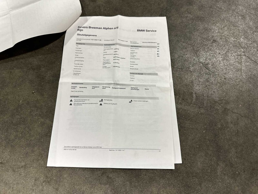 BMW 116i Business+ 136pk 2012 1-serie (Origineel-NL) Automaat, 33-XHT-3