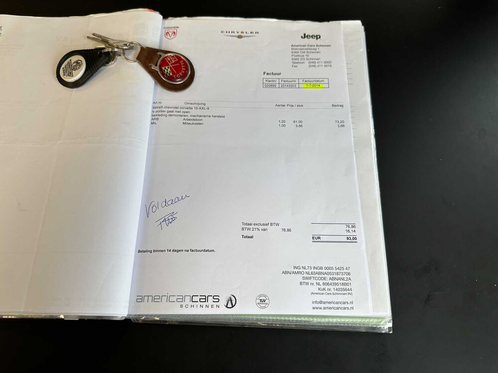 Chevrolet Corvette 5.7 V8 Convertible Two-Tone L-82 ANNIVERSARY EDITION 1 YZ 87 194pk 1978, 15-XXL-9