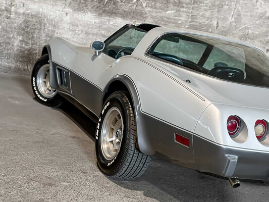 Chevrolet Corvette 5.7 V8 Convertible Two-Tone L-82 ANNIVERSARY EDITION 1 YZ 87 194pk 1978, 15-XXL-9