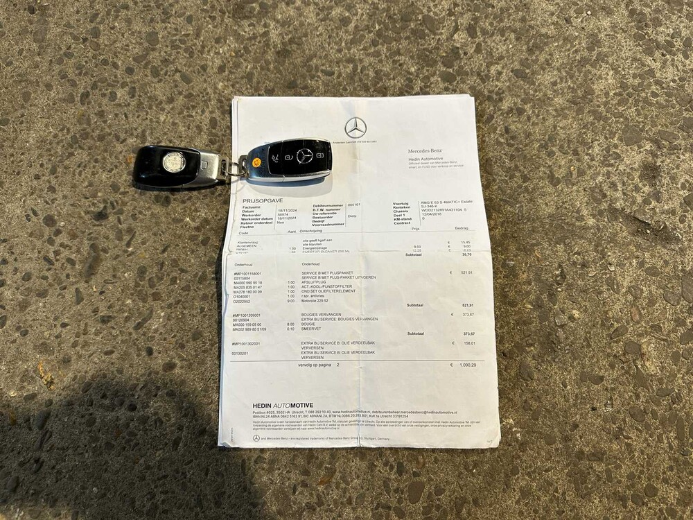 Mercedes-Benz E63s AMG Estate 4.0 V8 4Matic Premium Plus Edition 1 612pk 2018 (Origineel-NL) E-Klasse, SJ-346-K