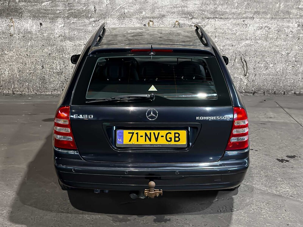Mercedes-Benz C180 Kompressor Elegance C-klasse Combi 143pk 2004 (Origineel-NL) Automaat, 71-NV-GB