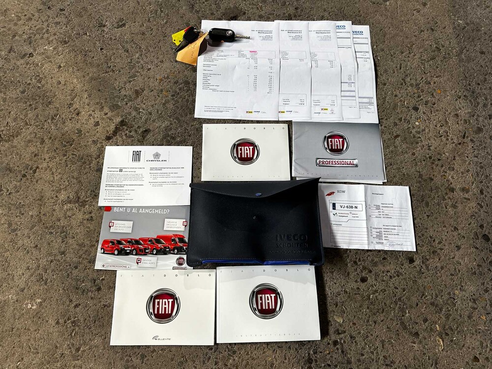 Fiat Doblò Cargo 1.3 MultiJet Maxi 90pk 2014 (Origineel-NL + 1e eigenaar), VJ-638-N