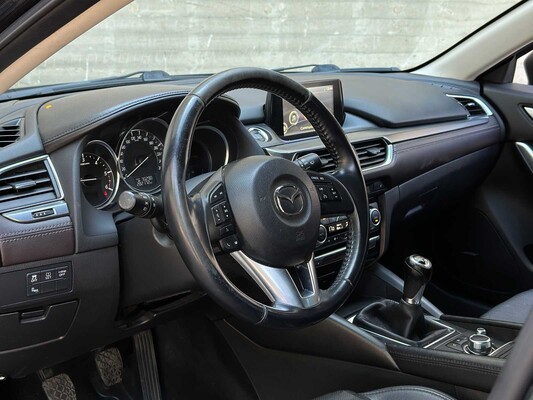 Mazda 6 Sportbreak 2.2D SkyActiv-D 150 Skylease GT 150pk 2015 (Origineel-NL), HT-930-H