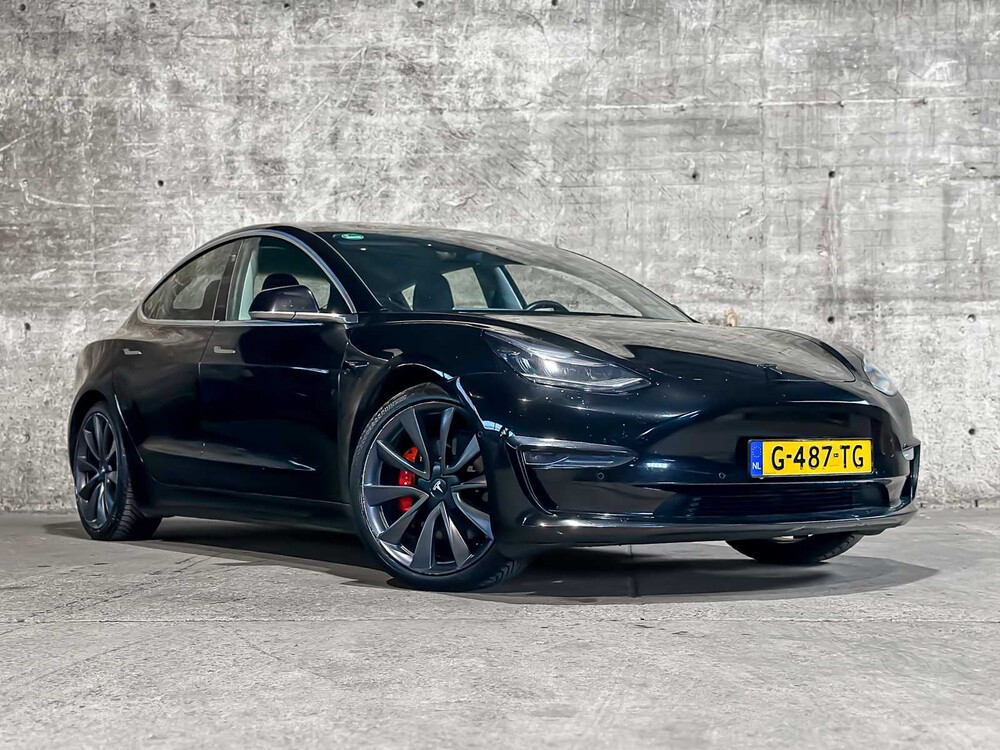 Tesla Model 3 Performance AWD75kWh 462pk 2019 (Origineel-NL), G-487-TG