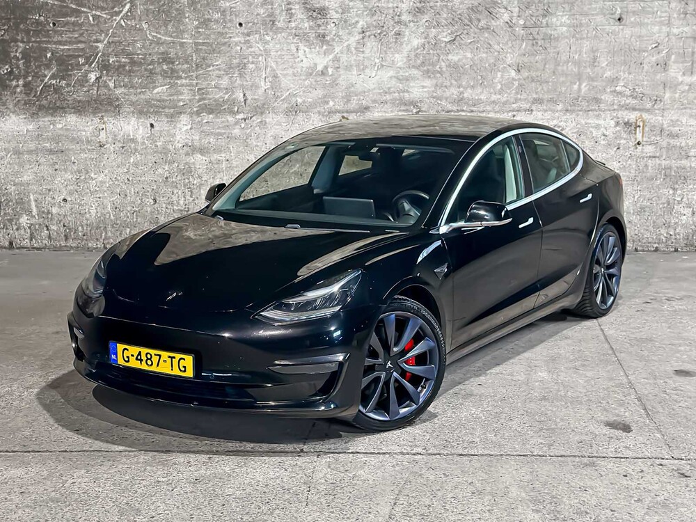 Tesla Model 3 Performance AWD75kWh 462pk 2019 (Origineel-NL), G-487-TG