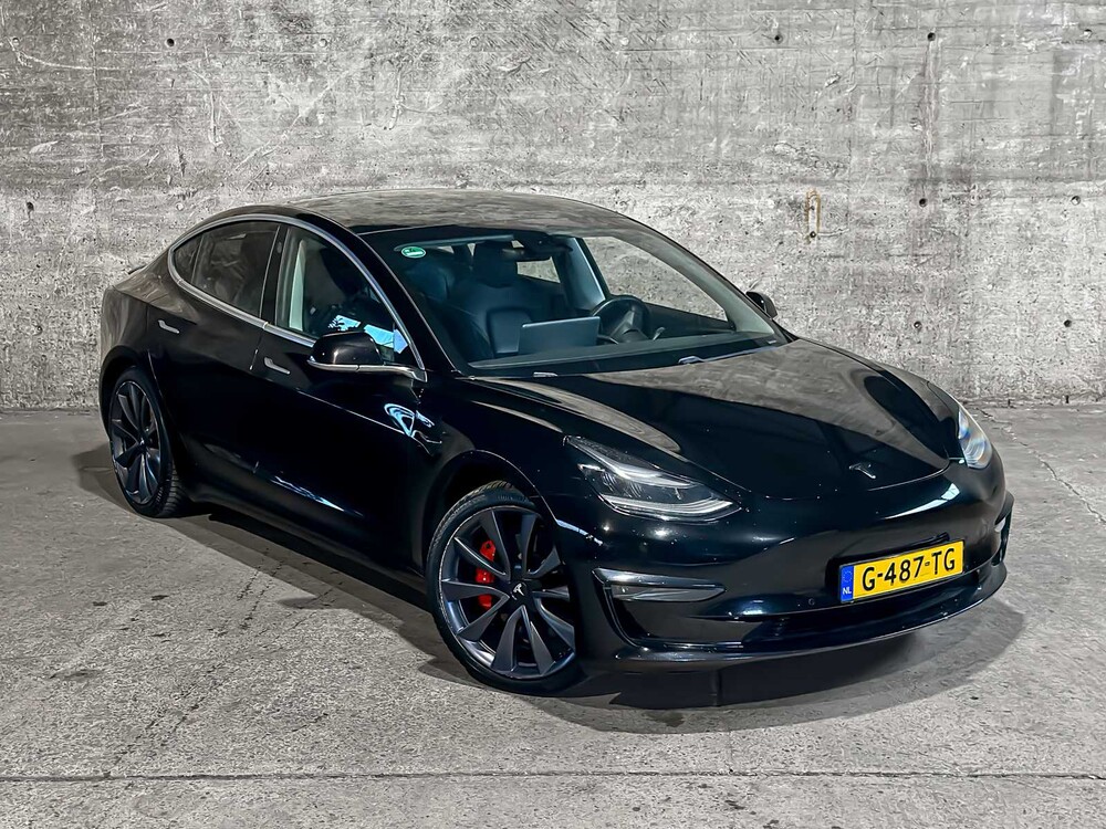 Tesla Model 3 Performance AWD75kWh 462pk 2019 (Origineel-NL), G-487-TG