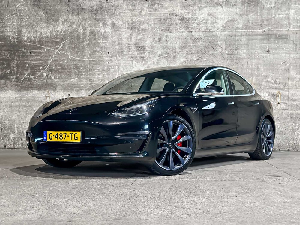 Tesla Model 3 Performance AWD75kWh 462pk 2019 (Origineel-NL), G-487-TG