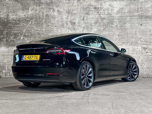 Tesla Model 3 Performance AWD75kWh 462pk 2019 (Origineel-NL), G-487-TG