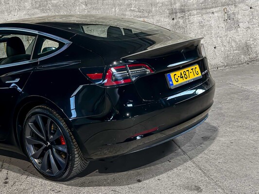 Tesla Model 3 Performance AWD75kWh 462pk 2019 (Origineel-NL), G-487-TG