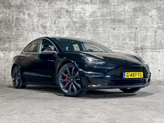 Tesla Model 3 Performance AWD75kWh 462pk 2019 (Origineel-NL), G-487-TG