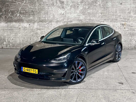 Tesla Model 3 Performance AWD75kWh 462pk 2019 (Origineel-NL), G-487-TG