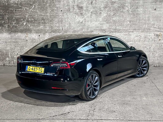 Tesla Model 3 Performance AWD75kWh 462pk 2019 (Origineel-NL), G-487-TG