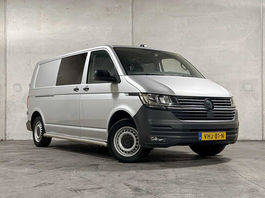 Volkswagen Transporter 2.0 TDI L2H1 109pk 2021 (Origineel-NL) Dubbele Cabine, VHJ-81-N