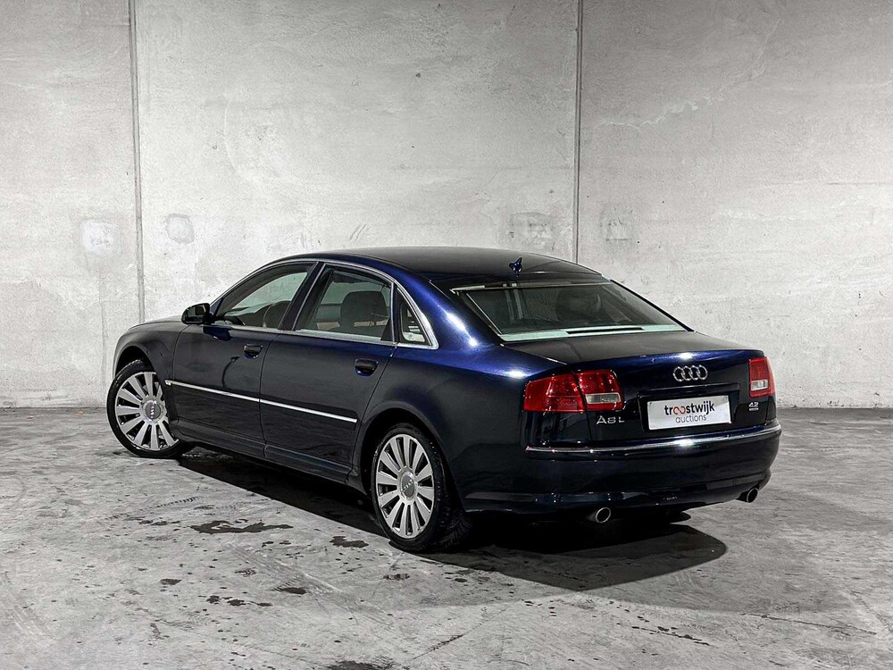 Audi A8 4.2 V8 Quattro Lang Pro Line 335pk 2005, 43-RX-HJ Youngtimer